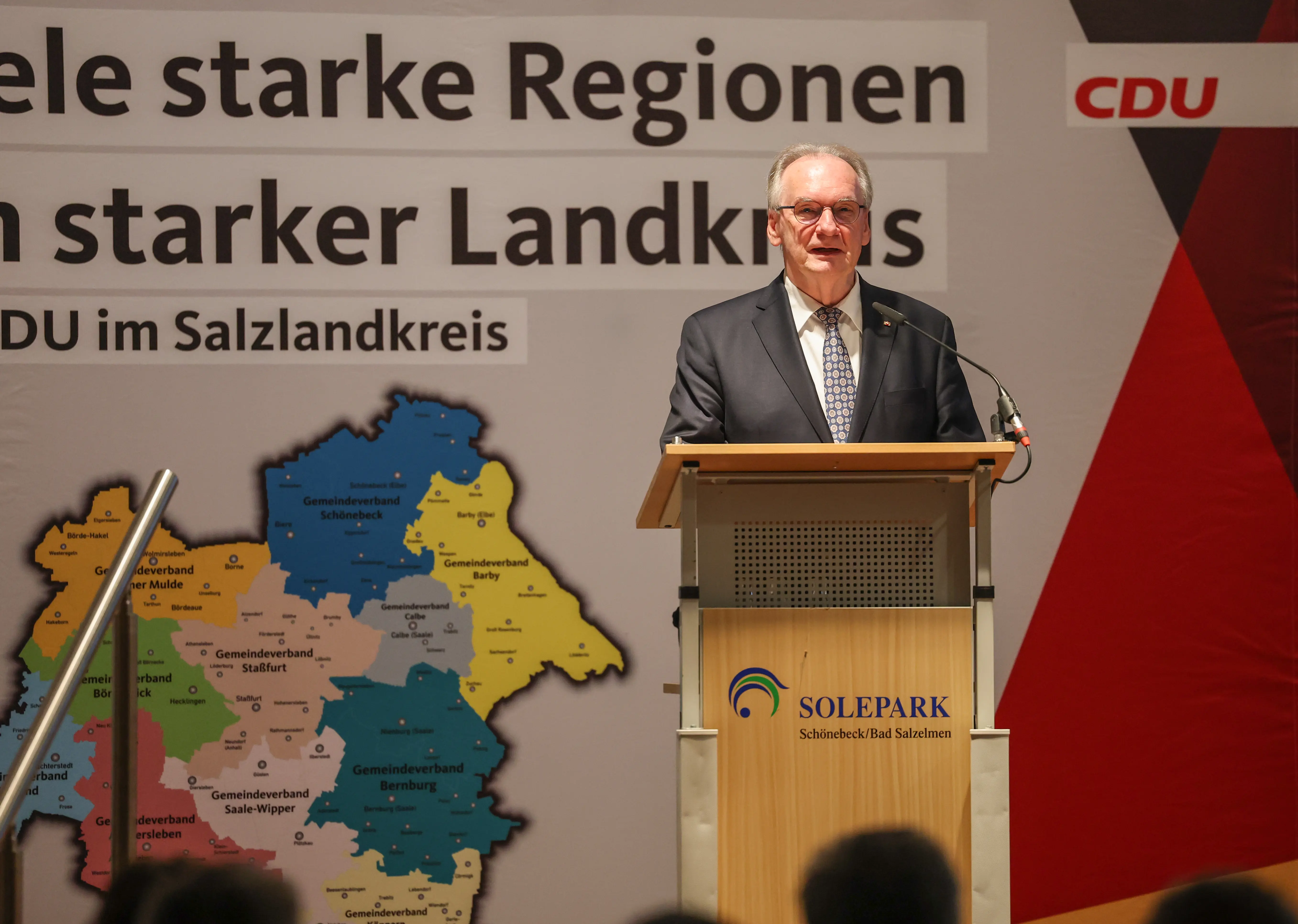 Hauptredner Ministerpräsident Dr Reiner Haseloff MdL