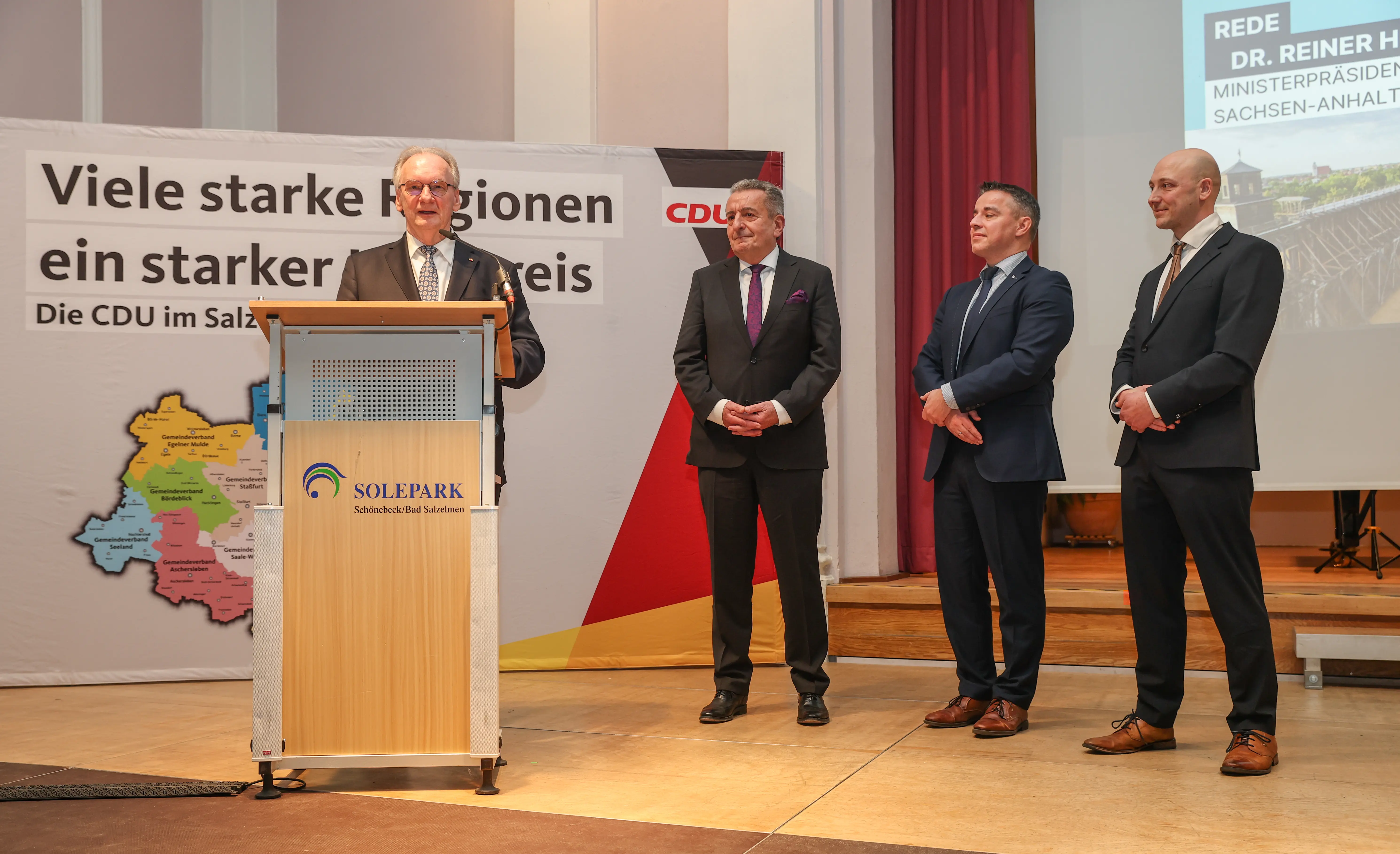 Bühnenmoment im Dr Tolberg Saal